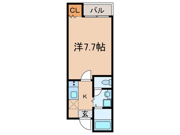 クレフラスト大杉町Ａ棟の物件間取画像